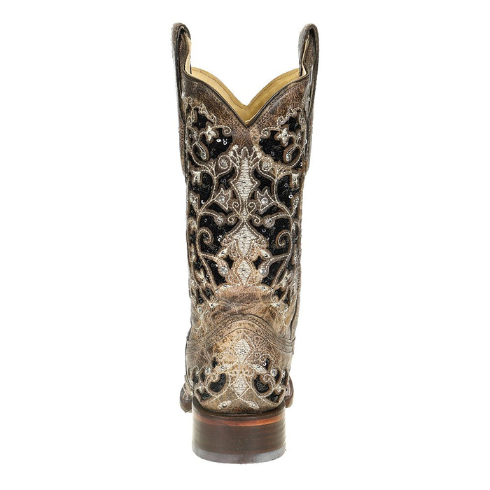 Corral Womens Brown Inlay With Studs Boot