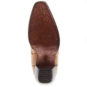 Corral Women`s Beige Inlay Studs & Crystal Snip Toe Boot