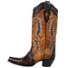 Corral Women`s Brown Caiman 13in. Tan Top Boot