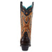 Corral Women`s Brown Caiman 13in. Tan Top Boot
