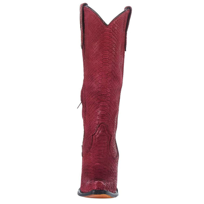 Corral Women`s Red Python 15in. Top Boot