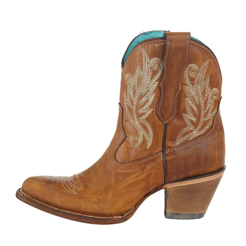 Corral Women`s Golden Embroidered 8in. Boot