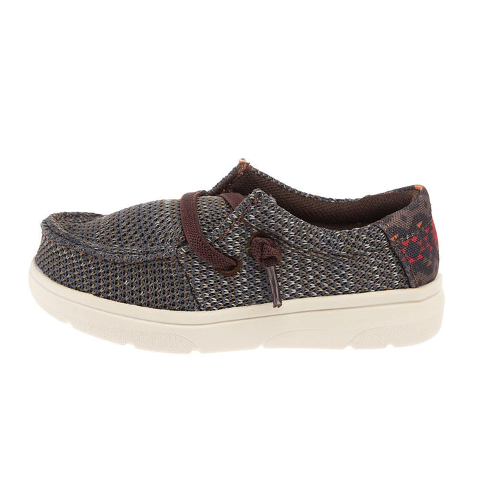 Toddler's Lil Stompers Hilo Brown Aztec Shoes