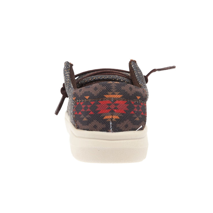 Toddler's Lil Stompers Hilo Brown Aztec Shoes