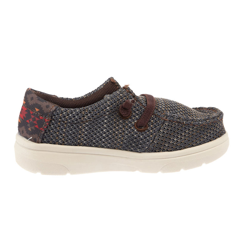Toddler's Lil Stompers Hilo Brown Aztec Shoes