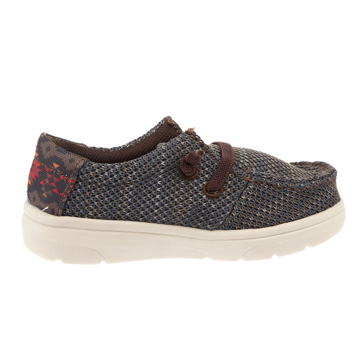 Toddler's Lil Stompers Hilo Brown Aztec Shoes