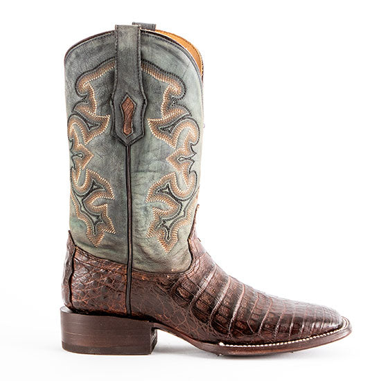 Corral Chocolate Caiman Belly Boots