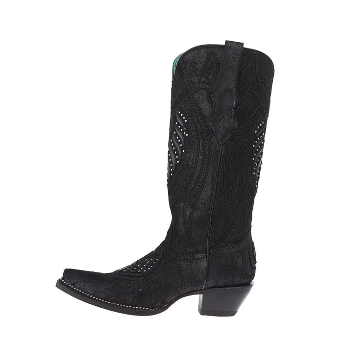 Corral Women's Black Overlay Vamp 13