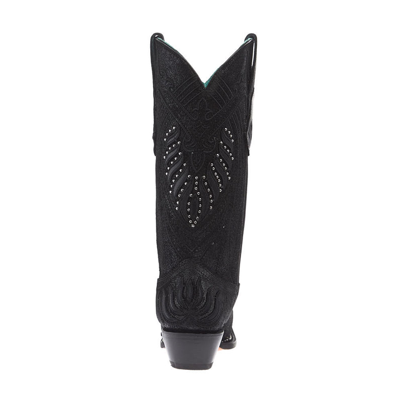 Corral Women's Black Overlay Vamp 13