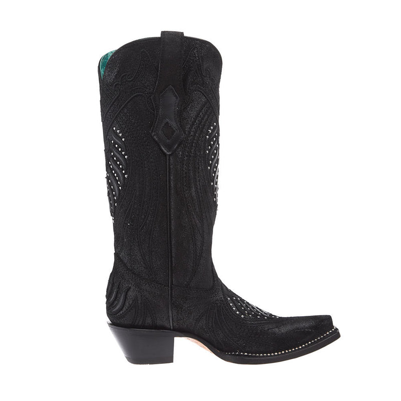 Corral Women's Black Overlay Vamp 13