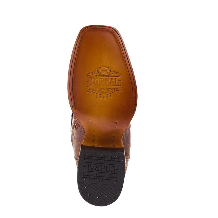 Corral Women's Sand Inlay Vamp 13in Matching Top Boot