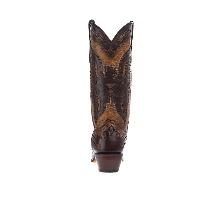 Corral Women's Sand Eagle Overlay Vamp 13in Sand Top Boot