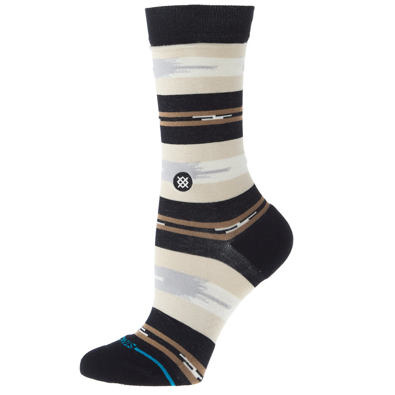 Stance Unisex Trail Bound Black Crew Socks