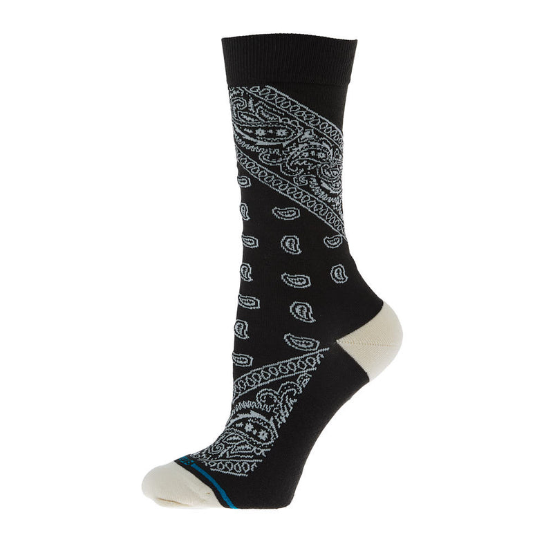 Stance Unisex Barrio Black and White Crew