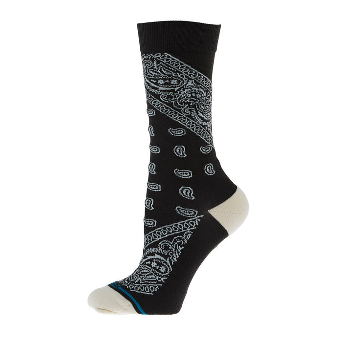 Stance Unisex Barrio Black and White Crew