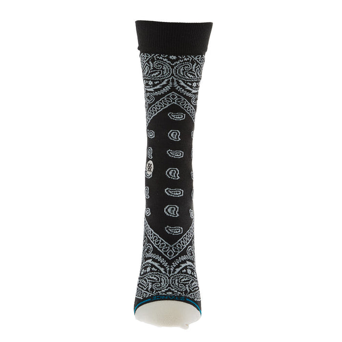 Stance Unisex Barrio Black and White Crew