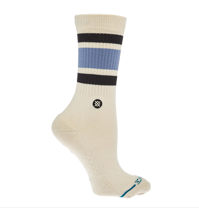 Stance Unisex Boyd Stripe Stone Blue Crew Socks