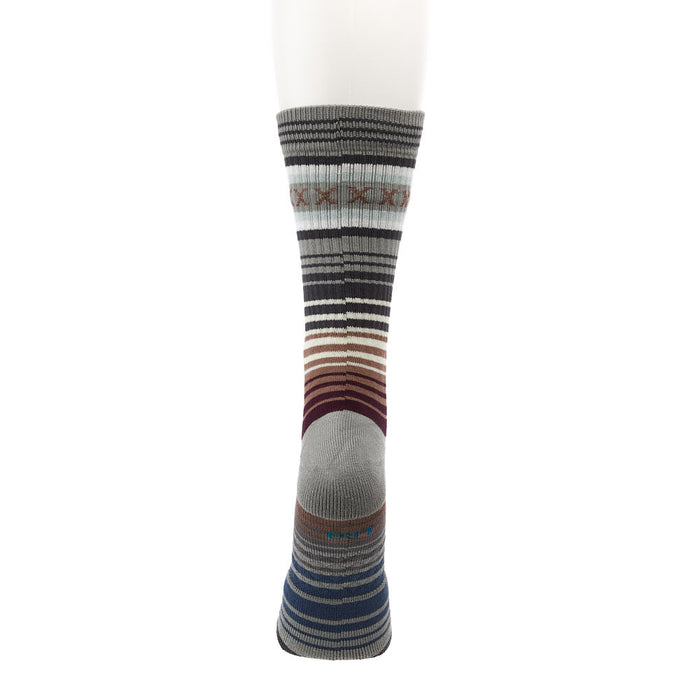 Stance Unisex Curren St Burgundy and Grey Crew Socks
