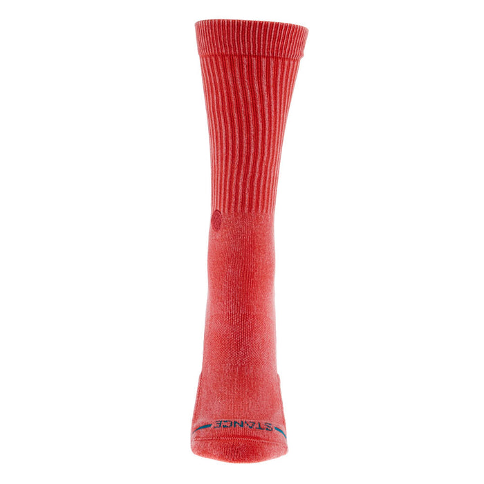Stance Unisex Icon Dyed Coral Crew Socks