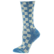 Stance Unisex Cruzer Blue Steel Checkered Crew Sock