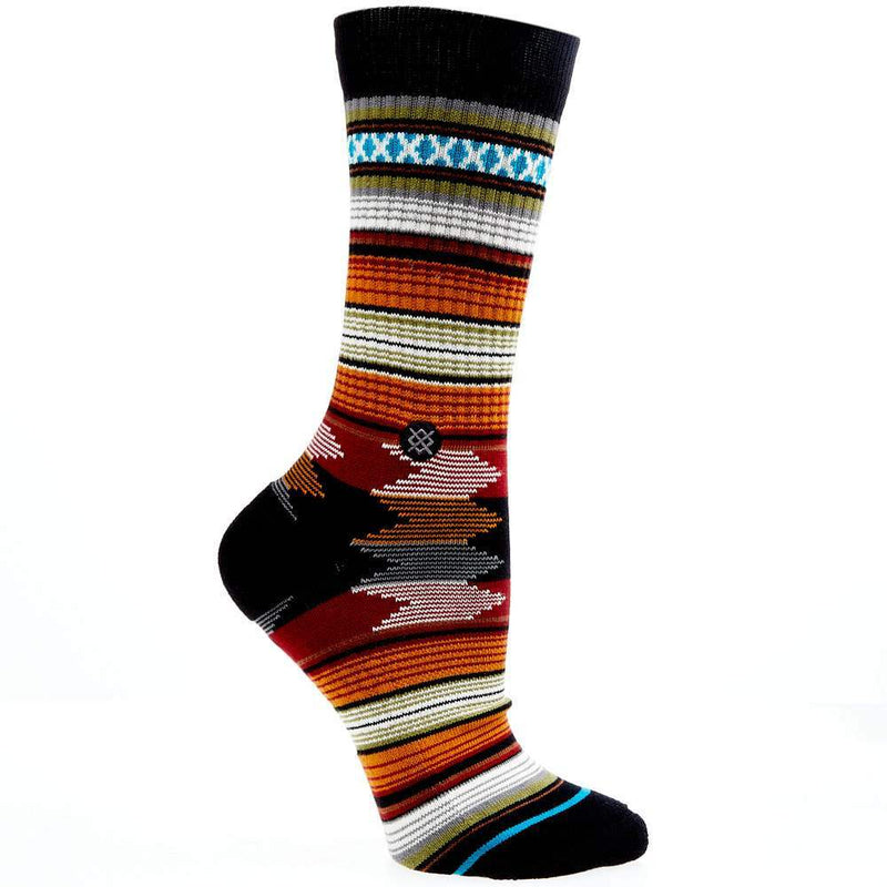 Stance Unisex Baron Black Crew Socks