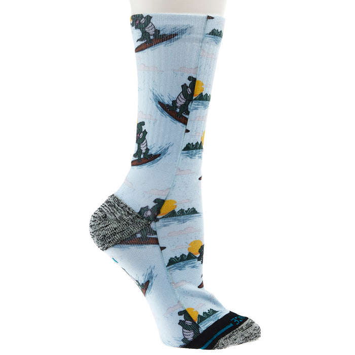 Stance Unisex Surfing Santa Blue Crew Socks