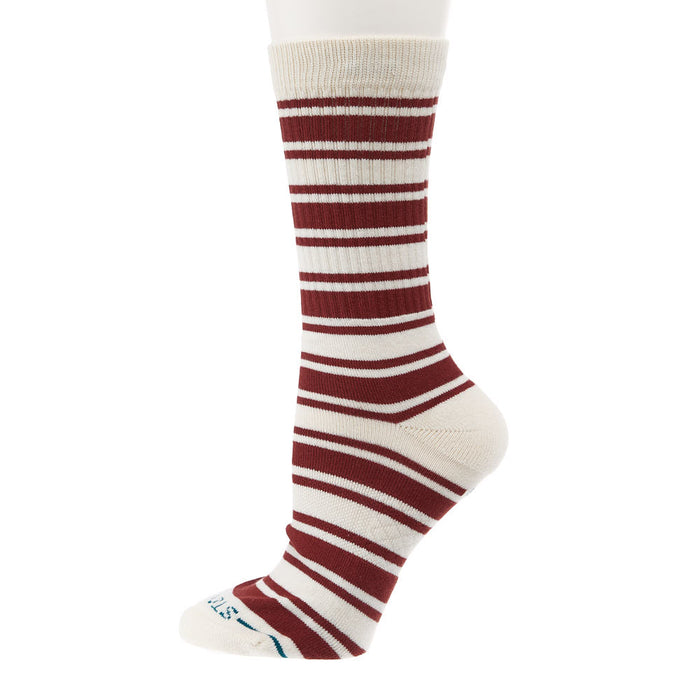 Stance Unisex Cabin Days Red and White Crew Socks