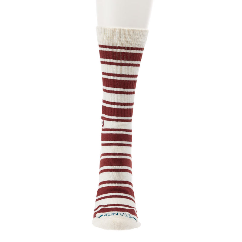 Stance Unisex Cabin Days Red and White Crew Socks