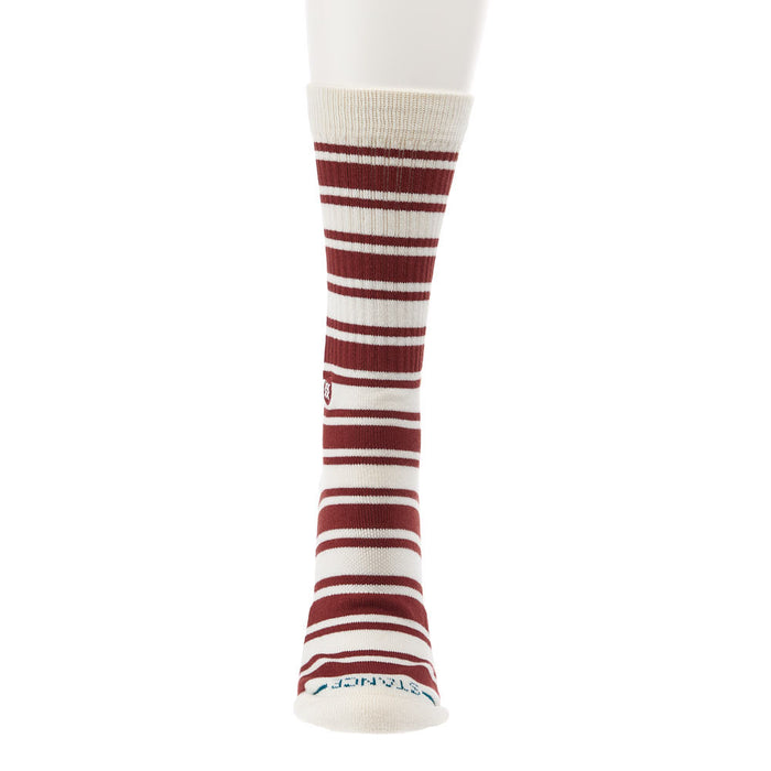 Stance Unisex Cabin Days Red and White Crew Socks