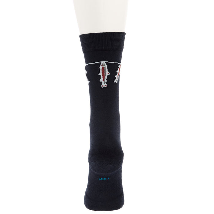 Stance Unisex Gone Fishin Navy Crew Socks