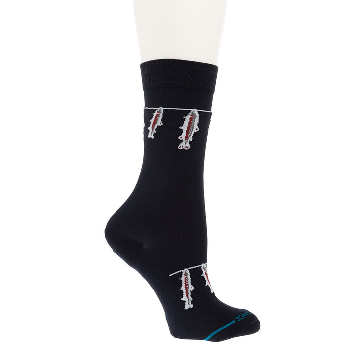Stance Unisex Gone Fishin Navy Crew Socks
