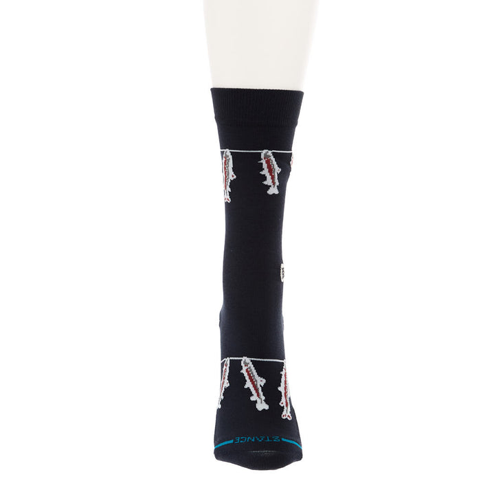 Stance Unisex Gone Fishin Navy Crew Socks