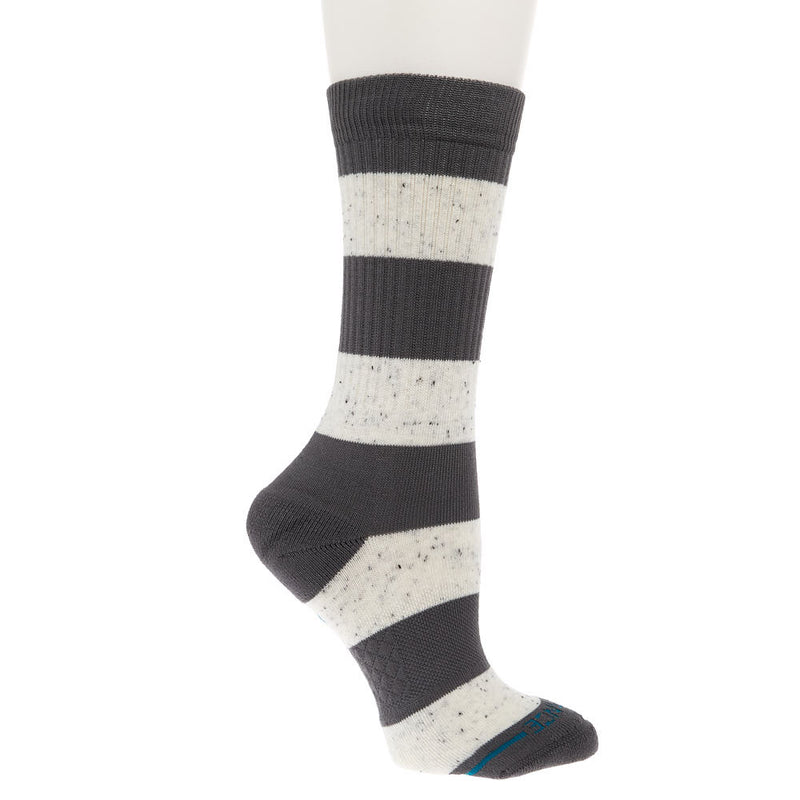 Stance Unisex Nep Stripe Grey Crew Socks