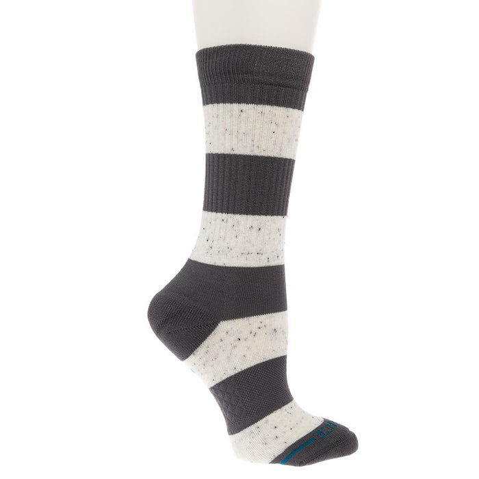 Stance Unisex Nep Stripe Grey Crew Socks