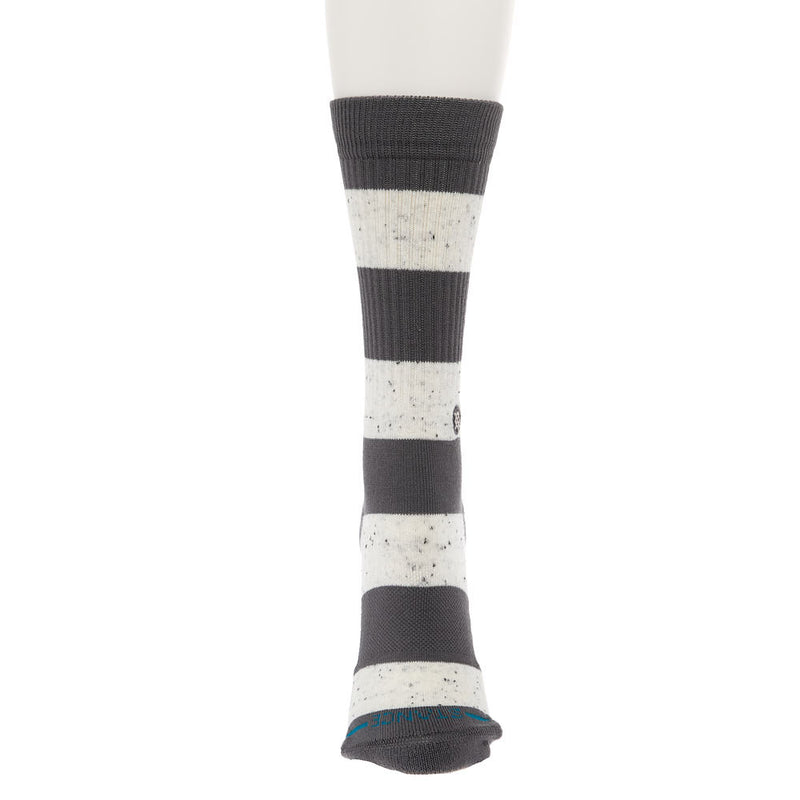 Stance Unisex Nep Stripe Grey Crew Socks