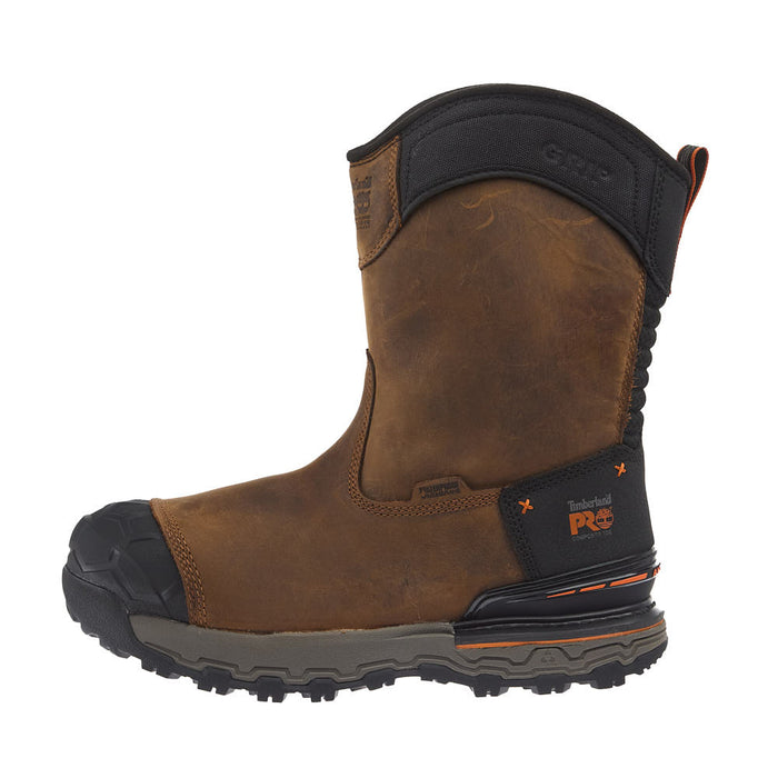 Timberland Pro Men's Boondock Ultralight Waterproof 8in Brown Comp Toe Work Boot