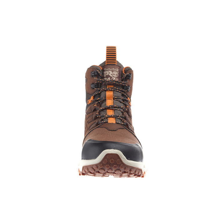 Timberland Pro Men's Tempe 6in Waterof Brown Alloy Toe Lace Up Work Boot