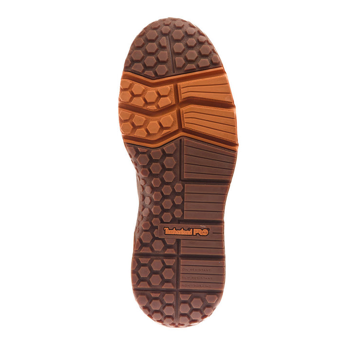 Timberland Pro Men's Tempe 6in Waterof Brown Alloy Toe Lace Up Work Boot