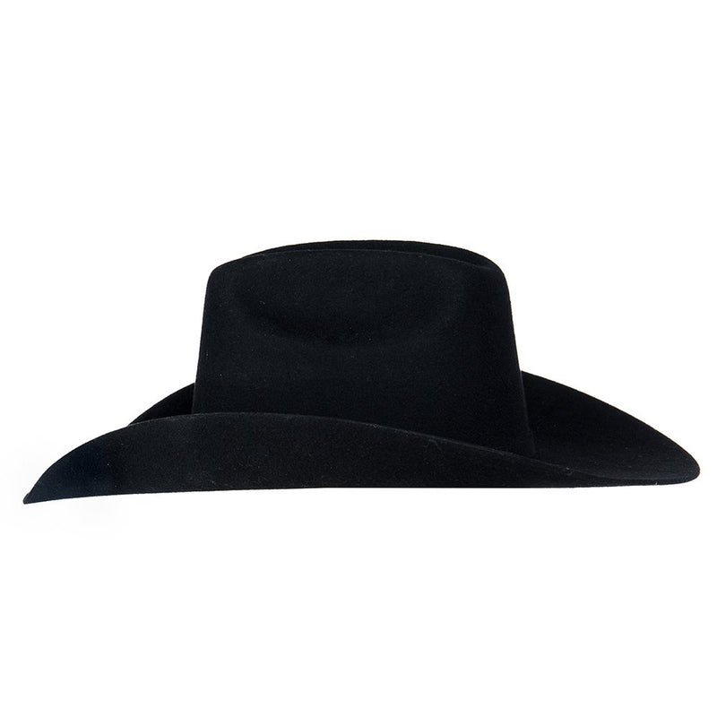 Youth M+F Black 3 3/4in. Brim Cattlemans Felt Hat