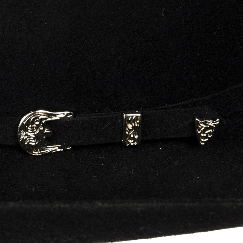 Youth M+F Black 3 3/4in. Brim Cattlemans Felt Hat