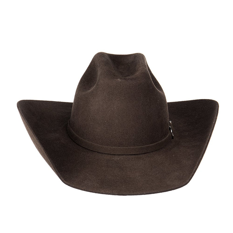 Youth M+F Chocolate 3 3/4in. Brim Cattlemans Felt Hat