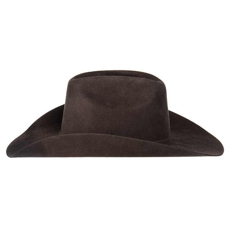 Youth M+F Chocolate 3 3/4in. Brim Cattlemans Felt Hat
