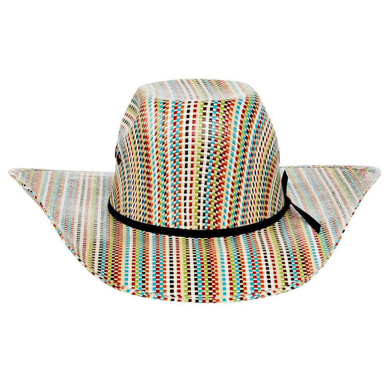 M+F Kids Multi Colored Straw Cowboy Hat