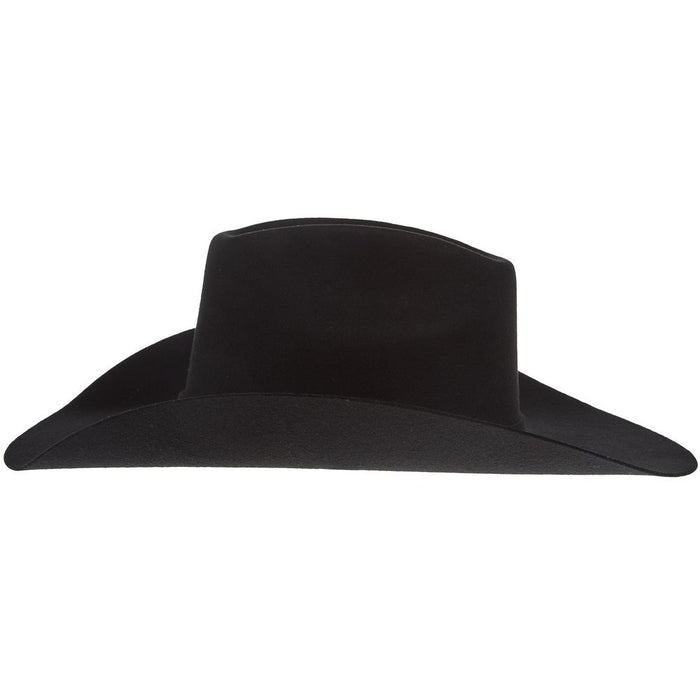Ariat 2X Black Precreased Wool Hat 4 1/4in Brim