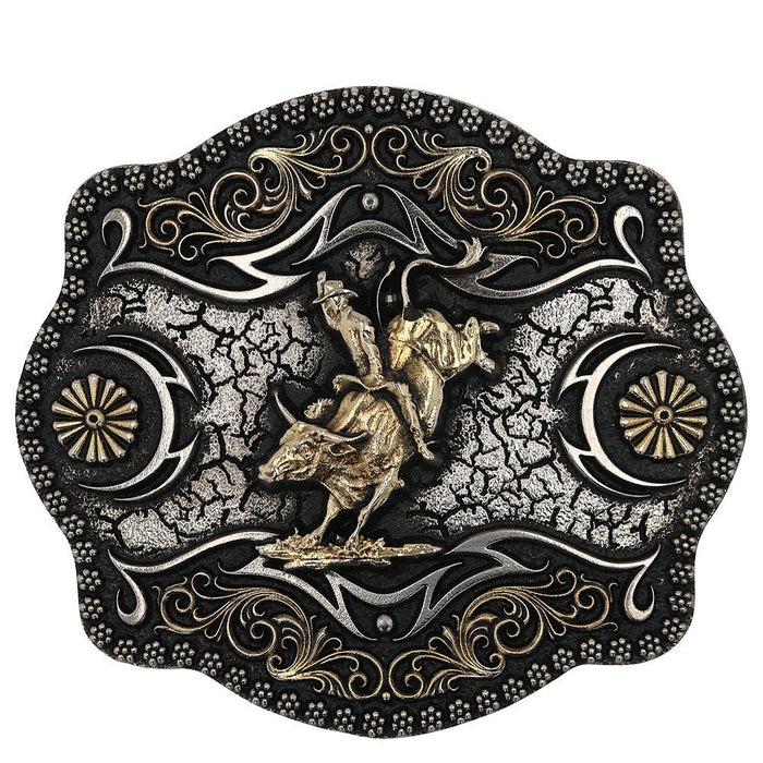Montana Silversmiths Framed Bull Rider Attitude Buckle