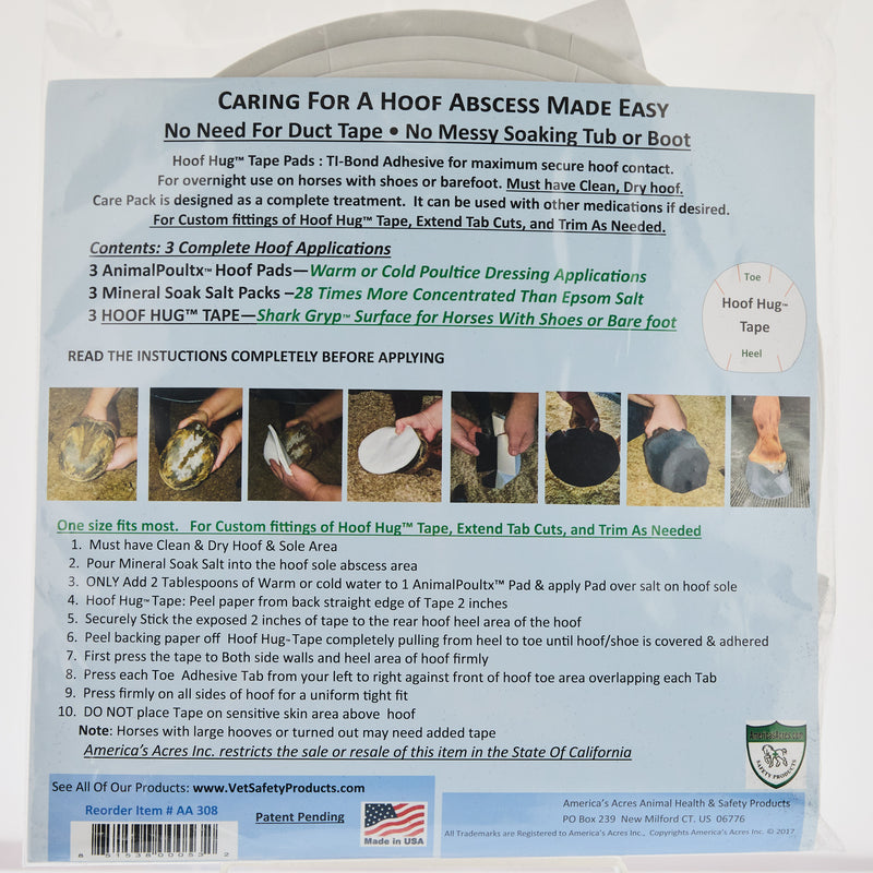 Americas Acres Hoof Hug Abscess Pack