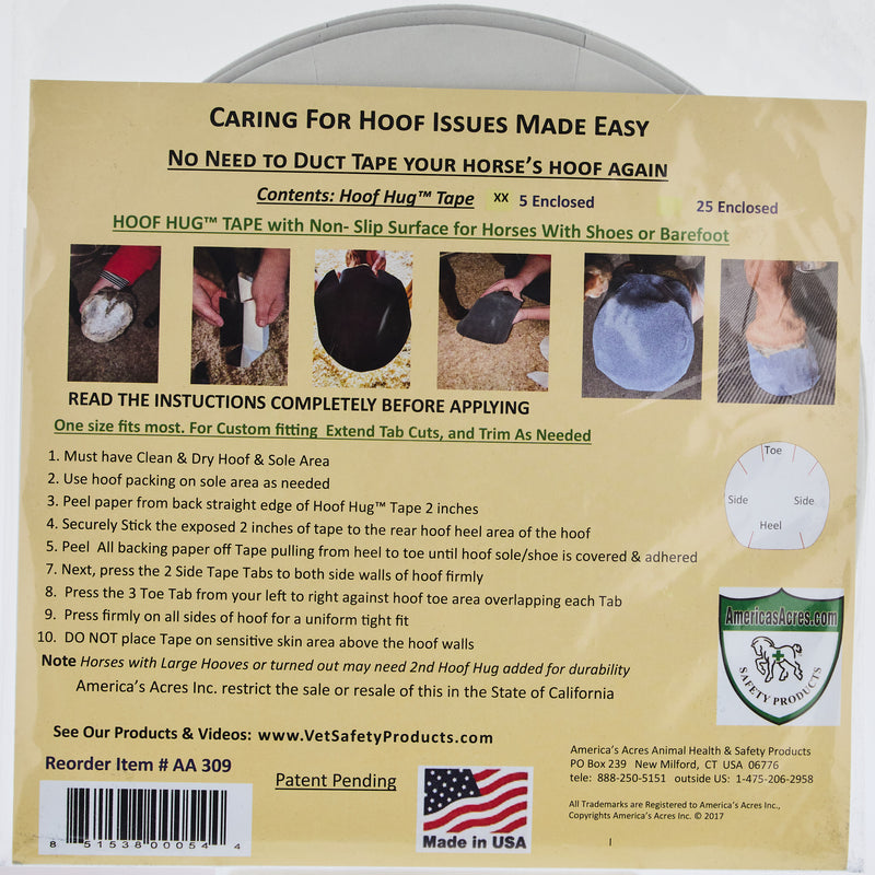 Americas Acres Hoof Hug Tape 5 Pack