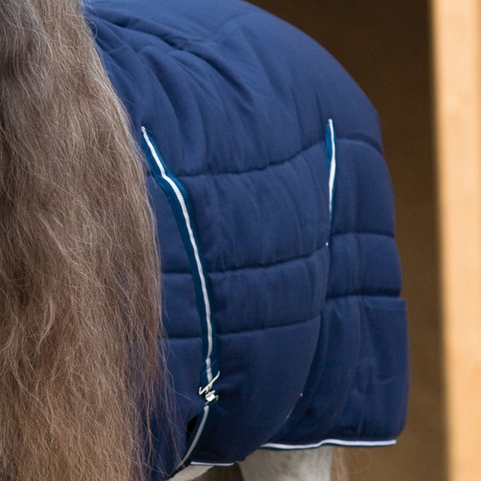 Horseware Ireland Navy and White 400G Rambo Stable Sheet