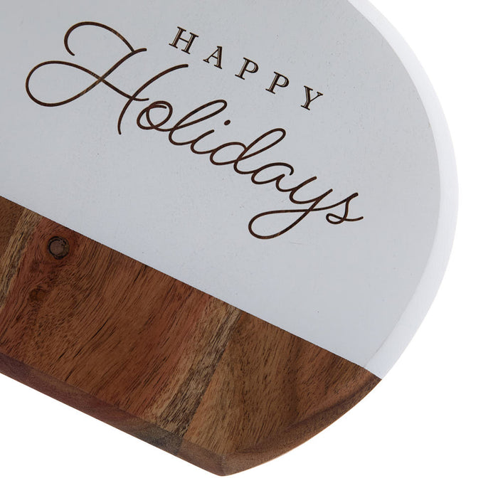 Sophistiplate/Maple Leaf White Acacia Bevel Medium Board