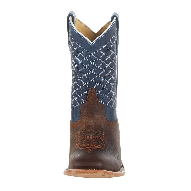 Anderson Bean AB Kids Toast Bison Blue Lava Square Toe Boot